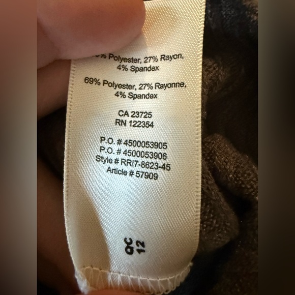 Wilfred Free Anouck Ribbed Long Sleeve Dress Sz XS - Picture 6 of 6